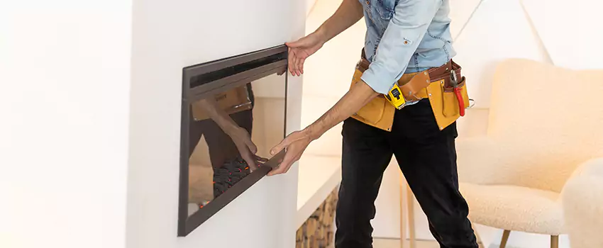 Metal Fireplace Installation in New Berlin, Wisconsin