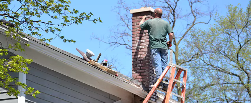 Vinyl and PVC Chimney Flashing Installation in New Berlin, WI