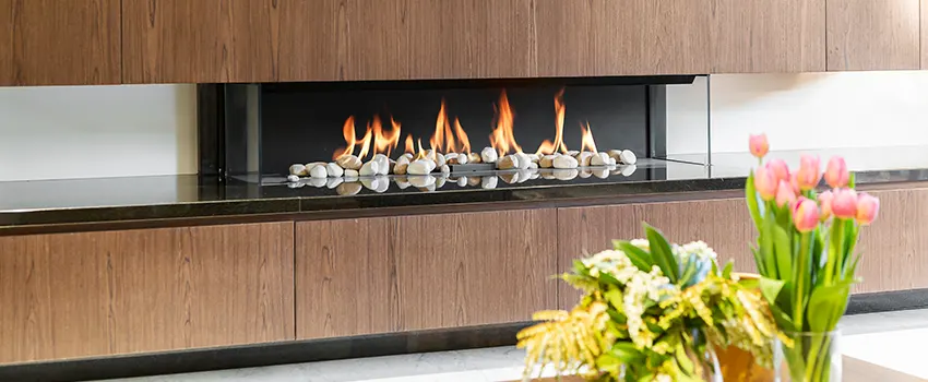 Double-height Fireplace Design Refurbishment in New Berlin, Wisconsin