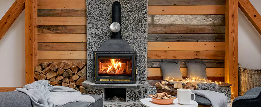 Thelin Hearth Products Direct Vent Gas Stove Fireplace Inspection in New Berlin, Wisconsin